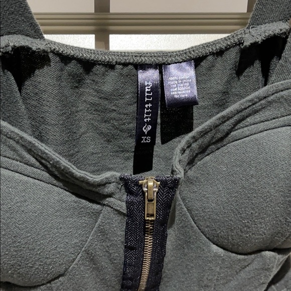 Full Tilt Zip Up Crop Top - Picture 3 of 4